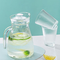 Carafe à eau en verre de design nordique avec couvercle, capacité 0°C à 70°C, pichet à eau froide, théières et bouilloires