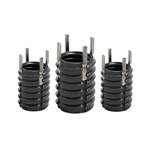 Ốc vít thép carbon khóa Khóa chủ đề chèn màu đen chèn dây ren <span class=keywords><strong>Kit</strong></span> M4 ren ống lót Metric cường độ cao - Product Image 1