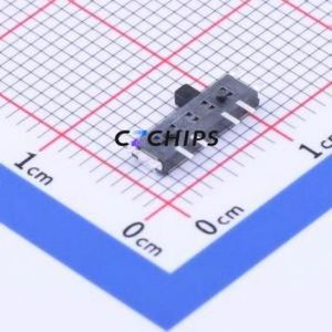 MSK13C02-SZ Slide Switch SMD Switch Single Pole Three Throw Rectangle Pin Header SMD Tab 9.6mm - Product Image 1