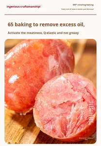 โรงงานหงเซียงจี ขายส่งไส้กรอกย่างรสต้นตำรับในถุงสำเร็จรูป อาหารว่างเนื้อสัตว์จีน อาหารเนื้อสัตว์ ODM - Product Image 2