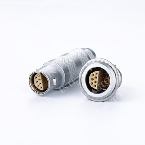 Connecteur électrique circulaire 4 broches Fgg19, contacts mâle-femelle, série Fgg Egg 00S - 3S, connecteur de câble Push-Pull - Product Image 1