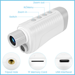 กล้องมองกลางคืนแบบพกพาอินฟราเรดพร้อมจอแสดงผลขนาด 2.0 นิ้วในตัว ตรวจจับระยะไกลด้วยอินฟราเรดสำหรับใช้งานกลางแจ้ง - Product Image 4