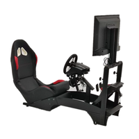 Cabina de Simulación de Carreras para Deporte de Interior, Simulador de Juego de Coche, Simulador de Carreras de RV y Silla de Carreras en Venta