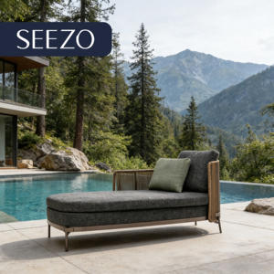 Tumbona de Lujo para Exteriores, Comercial, para Hotel, Villa, Piscina, Muebles de Aluminio, Apilable, de Ratán, para Piscina - Product Image 3