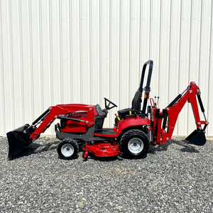 รถแทรกเตอร์ Massey Ferguson GC1723E คุณภาพดี 22.5 แรงม้า พร้อมอุปกรณ์ตักดิน ตักหลัง และเครื่องตัดหญ้า มีสินค้าในสต็อก พร้อมจัดส่ง - Product Image 1