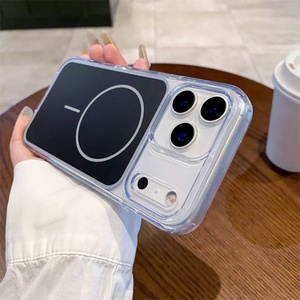 Exquisite Transparent TPU <b>PC</b> Magnetic Case for iPhone 17 Pro 17 Air Compatible Protective Cover - Product Image 5