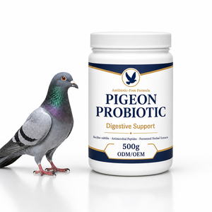 Poudre Probiotique <span class=keywords><strong>pour</strong></span> Pigeons – Bactéries Vivantes <span class=keywords><strong>pour</strong></span> le Conditionnement Intestinal et le Soutien Digestif des Pigeons de Course et de Vol – 500g OEM - Product Image 1