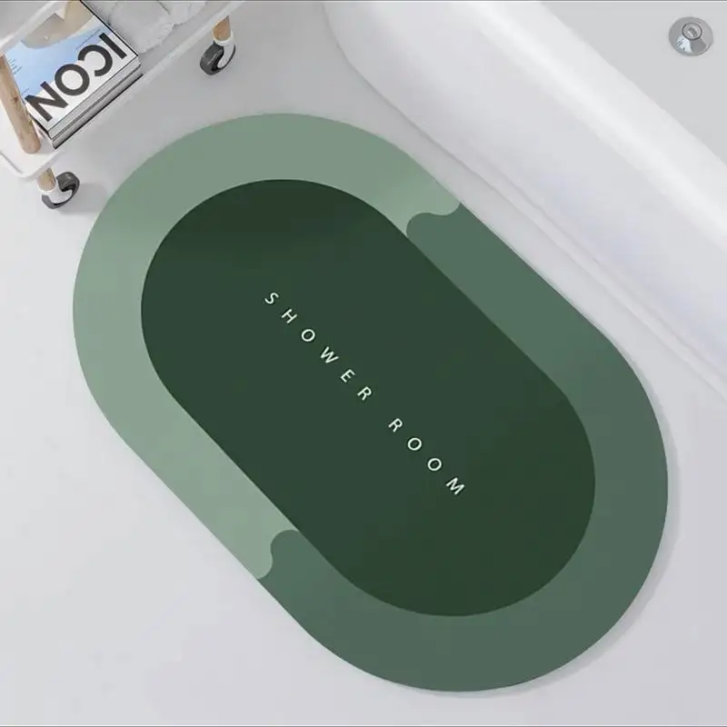 Diatom Mud Soft Mat For Water Absorption In Bathroom, Luxurious Floor Mat For Bathroom Entrance, Carpet For Bathroom Entrance