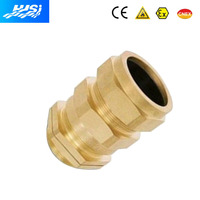 Solution personnalisable EIW – Presse-étoupe blindée à double compression en laiton nickelé, étanche IP66 avec gaine de protection pour applications industrielles