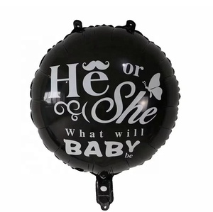 18 pollici Della Ragazza o Ragazzo di Genere Rivelare Rotondo Fogli di Mylar Palloncini Ragazzo o Una Ragazza Baby <span class=keywords><strong>Shower</strong></span> Decorazioni Ragazzo o Una Ragazza banner e Palloncini - Product Image 2