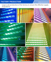 Nouvel arrivage longue bande 3 en 1 Rgb Led Matrix 864 Led stroboscopique avec stroboscope