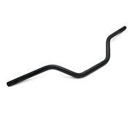 Poignée de guidon universelle en aluminium de 22 mm (7/8 pouces) à courbure moyenne pour moto tout-terrain, VTT, quad, motocross – Rénovation/Mise à niveau