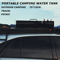 Réservoir d'eau de toit 13,2 L pour 4x4, camping, stockage d'eau portable avec robinet pour SUV, pick-up, Overland
