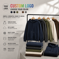 Hoodie & Sweatshirt Pria Bordir Logo Custom Berkualitas Tinggi Grosir Custom Sablon Puff