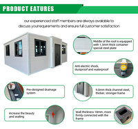 Maison conteneur modulaire préfabriquée empilable à plusieurs niveaux, appartement préfabriqué, bâtiment de dortoir temporaire pour étudiants