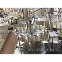 Machine automatique de remplissage et de bouchage de colle super forte 1-50 ml, ligne d'embouteillage d'adhésif cyanoacrylate pour colle 502, 30-60 BPM