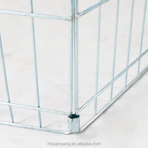 Köpek kafesi fabrika toptan dayanıklı Metal galvanizli köpek kulübesi egzersiz <span class=keywords><strong>Run</strong></span> çit büyük uzay tel oyun parkı çoklu boyutlarda PET kafesleri - Product Image 6