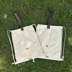Low MOQ 100% Organic Cotton Canvas <b>Backpacks</b> Customized Cinch Cotton Canvas <b>Backpack</b> Eco-friendly Canvas <b>Drawstring</b> Bag - Product Image 1