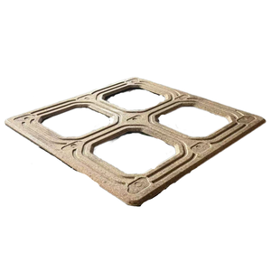 Palette moulée double face 4 voies 1100*1100*140 robuste à haute capacité de charge pour <span class=keywords><strong>garage</strong></span> industriel et stéréo - Product Image 6