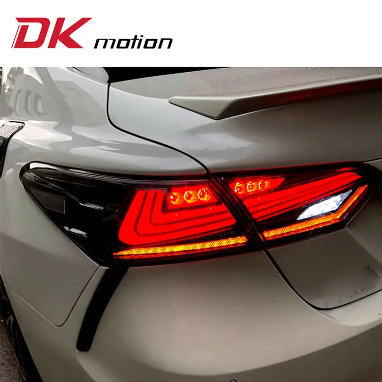 DK Motion-luces traseras de coche, lámpara Led trasera para Toyota Camry 2018