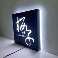 Boîte à Lumière Led Ultra Mince Cadre Magnétique Affiche Boîte Cadeau Forme Tee Lumière Bougeoir Métal Acrylique Boîte à Lumière