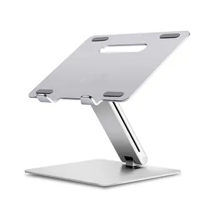 2023 New Arrival Aluminum Laptop Stand Adjustable Height Foldable Desktop Holder Tablet Stand PC Mount 10 to 17 Inch For iPad