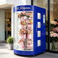 Distributeur de fleurs intelligent AIT à 24 bouquets avec contrôle climatique constant pour les fleuristes