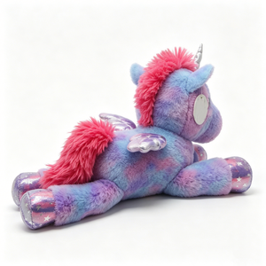Peluche de unicornio personalizado para dormir, peluche de unicornio con crin rosa, peluche de unicornio para niños, juguete de peluche de animal de fantasía - Product Image 5