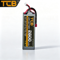 Batterie LiPo 2600mAh 35C à boîtier rigide 2S 3S 4S 7.4V 11.1V 14.8V, batterie LiPo RC pour Crawler RC, Monster Truck RC, Voiture RC et Bateau RC