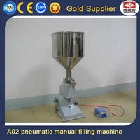 Machine de remplissage manuelle de haute précision en acier inoxydable 304 de 5 à 50 ml pour crème, miel, jus, huile, boissons, produits chimiques
