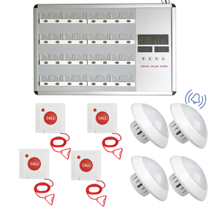 Système d'appel infirmière système d'interphone bouton d'<span class=keywords><strong>urgence</strong></span> pour personnes âgées montage mural bouton poussoir infirmière clinique appel cloche système - Product Image 1