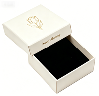 Boîte d'emballage rigide personnalisée pour cartouches avec cartouches vides, éponge intérieure, laminage mat, matériaux recyclés pour bijoux