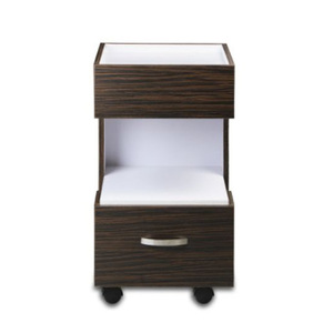 Carrello da Salone Moderno <span class=keywords><strong>di</strong></span> Lusso in Legno con 2 Ripiani Bianco per Saloni <span class=keywords><strong>di</strong></span> <span class=keywords><strong>Bellezza</strong></span> e Uso in <span class=keywords><strong>Officina</strong></span>, Carrello Porta Utensili Estetici Durevole - Product Image 2