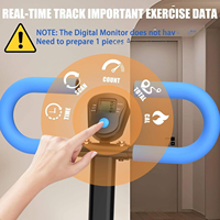 Máquina de Escalada Vertical Compacta para Ejercicio de Cuerpo Completo, Manillar Ajustable, Gimnasio en Casa, Ejercicio Cardiovascular, Escaladora de Acero