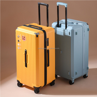 Valise de voyage rigide grande capacité 30 pouces, extra épaisse, avec serrure TSA, en ABS PC, 5 roues avec frein