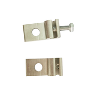 Cosses de terre en aluminium pour structures solaires, accessoires de mise à la terre pour systèmes d'énergie solaire