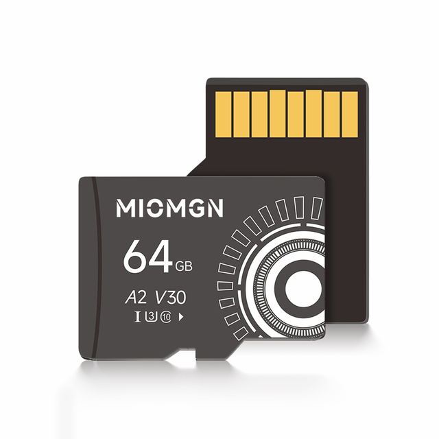 MIOMGN 128GB U3 A1 High Speed TF Memory Card Special for Smart Glasses 4K Video Recording Stable Performance Micro SD Card