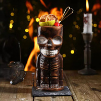 Tasse à bière en céramique de haute qualité, design personnalisé pour les fêtes, crocodile tiki pas cher