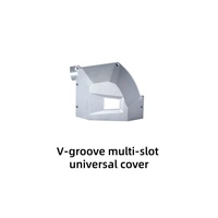 Kit d'accessoires pour scie à onglet JZY SJ60 : Ensemble de lames multi-encochures + Ensemble de lames à rainure en V + Cache universel multi-encochures pour rainure en V