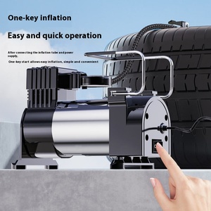 12v מתנפחים צמיג נייד רב תכליתי מתנפחים משאבת אוויר מכונית משאבת אוויר חשמלית - Product Image 2
