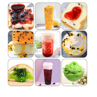 Jam permen buah bahan BubbleTea untuk teh susu roti Smoothie jus stroberi segar 3KG Jam buah stroberi dengan bubur kertas
