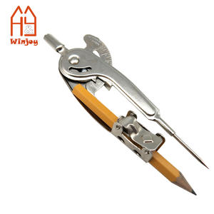 Creality-ensemble de formes géométriques pour dessin de boussole, anneaux <span class=keywords><strong>en</strong></span> métal, crayon jaune, diviseur de drague mathématiques, vente <span class=keywords><strong>en</strong></span> gros - Product Image 2