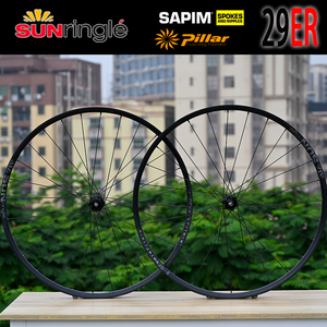 Juego de Ruedas GOLDIX de <span class=keywords><strong>29</strong></span> Pulgadas SUNRINGLE DU30/35, Nuevos Mazos de 310 Ratchet, Radios SAPIM, 28H, Hechos a Mano, para <span class=keywords><strong>Bicicleta</strong></span> de Montaña XC con Frenos de Disco - Product Image 4