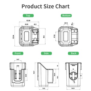 Scanning Gun Holder Industrial PDA Waterproof <b>Scanner</b> Base with Base for 2d <b>Barcode</b> <b>Scanner</b> Gun for <b>Bluetooth</b> Scanning - Product Image 5
