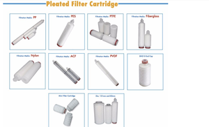 ไส้กรองน้ำแบบจีบคุณภาพสูงสำหรับอุตสาหกรรม PP/<span class=keywords><strong>PES</strong></span>/PTFE สำหรับบำบัดน้ำ - Product Image 5