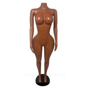 Maniquíes Femeninos de Alta Calidad en Stock, Modelo Africana de Talla Grande para Exhibición en Vitrinas, Color Marrón - Product Image 2