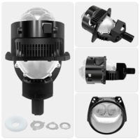 Phare LED double faisceau 3 pouces 20000LM, lentille de projecteur LED pour voiture, boîtier en aluminium, Plug and Play, design personnalisé disponible