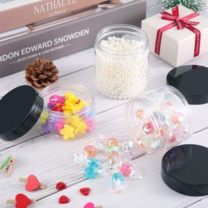 PET Wide Mouth Plastic Jars 1oz-16oz <b>Clear</b> Screw Top Cap for Cosmetic & Skin Care Packaging - Product Image 3