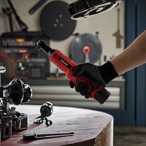 Clé dynamométrique industrielle sans fil, ensemble de 7 douilles, entraînement 1/4 po, 1500 mAh, 21 V, moteur sans balais, 45 Nm, rechargeable, 400 tr/min, AT-QW1201 Indus - Product Image 4