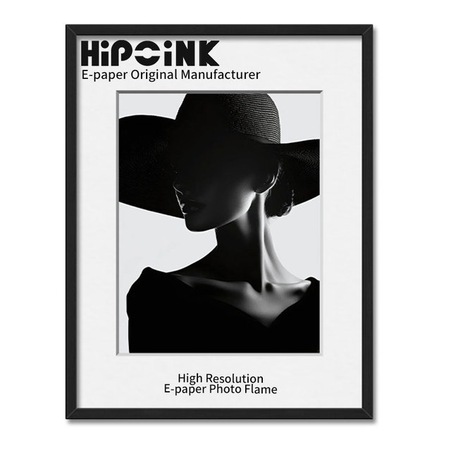 Hipoink 13.3 Inch E-Paper E-Ink Black & White HD Digital Photo Frame with 2200x1650px Resolution and 180 Viewing Angle